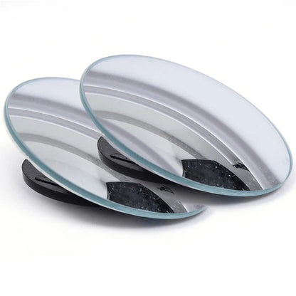 Car Blind Spot Rear View Mirror Wide Angle 360 Degree Adjustable Small Round Mirror Car Reverse Auxiliary Rearview Convex Mir
