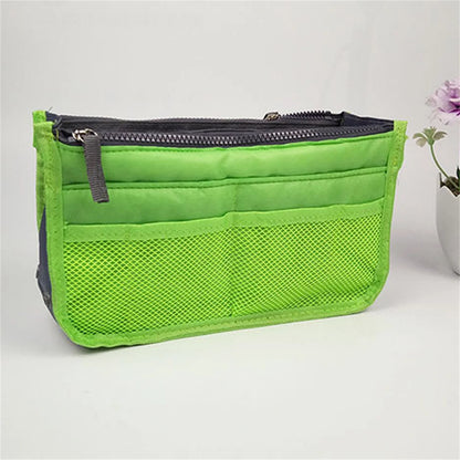 Multifunctional Bi-fold Storage Bag Double Zipper Large Capacity Storage Arrangement Makeup Toiletries Large Classification B