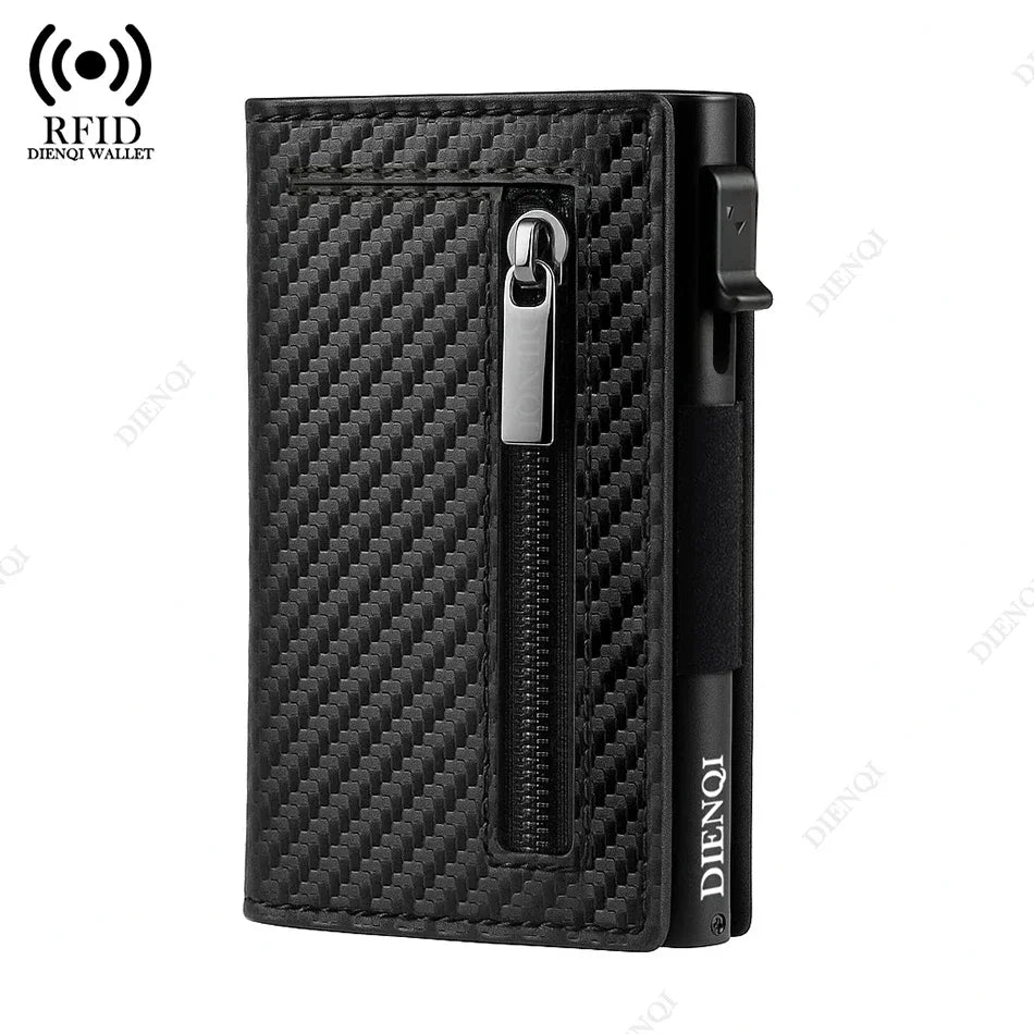 Multi-card Slot Men Wallet Business Card Holder Fashion Folding Large-capacity Coin Purse PU Leather Black Short Purse Card C