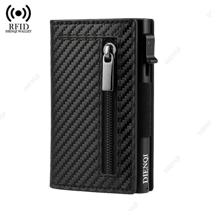 Multi-card Slot Men Wallet Business Card Holder Fashion Folding Large-capacity Coin Purse PU Leather Black Short Purse Card C