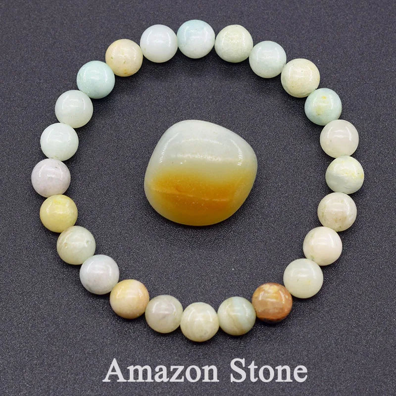 Real 5A Natural Lapis Lazuli Stone Beads Bracelet Homme Elastic Energy Healing Jewelry for Women Gift for Boyfriend - 31 Amaz