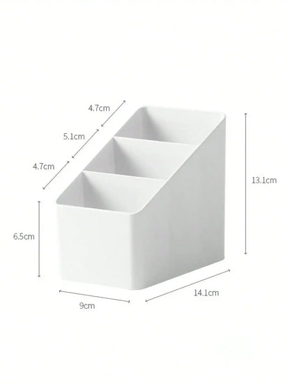 Dormitory living room desktop storage box plastic office cosmetics finishing box remote multi-function finishing storage box 