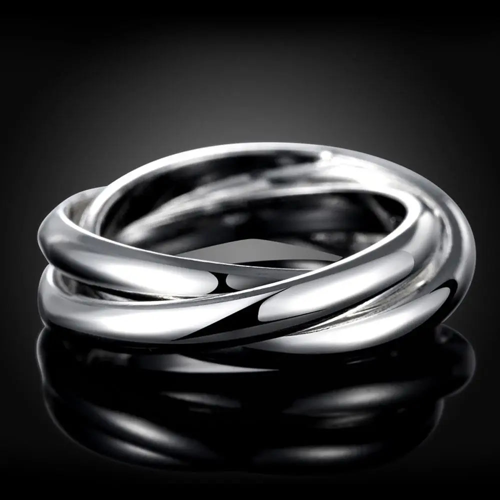 for Women Lady Wedding Beautiful Charm Fashion Women 925 Sterling Silver Rings Jewelry Cute Lover Gift