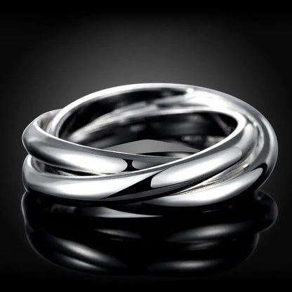 for Women Lady Wedding Beautiful Charm Fashion Women 925 Sterling Silver Rings Jewelry Cute Lover Gift