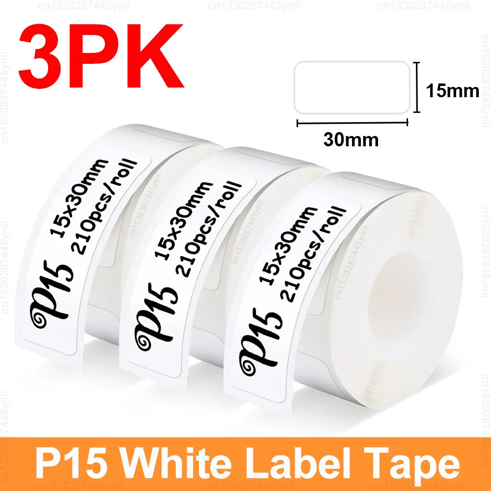 P15 Thermal Label Printer Similar as D11 D110 D101 Marklife P15 Mini Label Maker Handheld Label Machine with Adhesive Label T