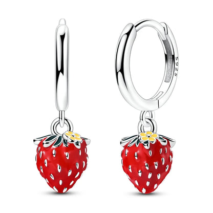 925 Sterling Silver Hoops Earrings Hypoallergenic Hoops Earrings With Zirconia Fashion Jewelry for Women Girls - KTE619
