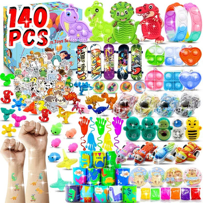 30/200/300PCS Party Favors Toy Assortment Giveaway Pinata Filler Bulk Toys for Kids Birthday Party Present Souvenir Toys Gift