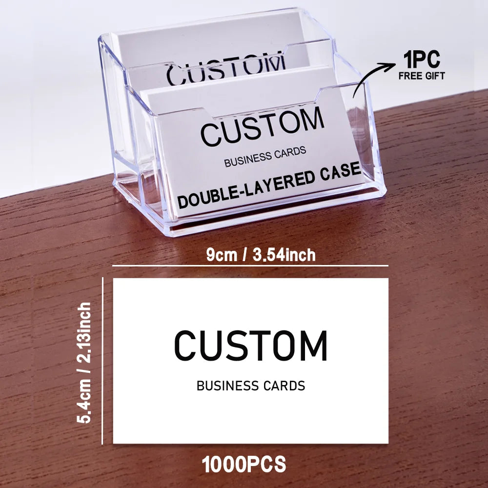 200pcs, Custom Business Cards/Cards, Desktop Business Cards, Thank You Cards, Matte Film