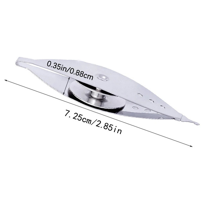 1pc Metal Tatting Shuttle for Hand Lace Making DIY Craft Knitting Weaving Tool