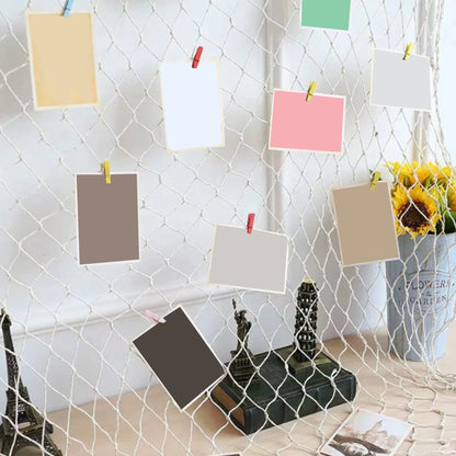 Bar Wall Decor Creative Home Studio Prop Room Wall Decoration Mediterranean Style Fishing Net Solid Color Nets Hangings Ornam