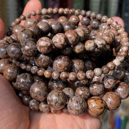Natural Stone Beads 4 6 8 10mm Tiger Eye Lava Amazonite Turquoises Agates Jaspers Beads For Jewelry Making DIY Bracelet Neckl