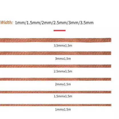 Solder Wire Desoldering Braid Welding Solder Remover Wick Wire Lead Cord Flux BGA Repair Tool