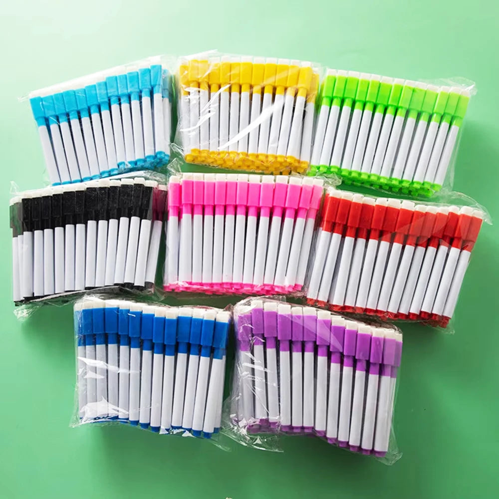 8-Color Dry Erase Whiteboard Markers with Magnetic Eraser, Suitable for Office Whiteboards, Calendars, Class, Holiday Gifts