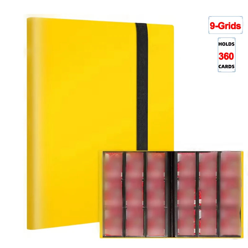 1Pc Card Binder 160/360/480 Trading Card Holder Book Durable Side Loading Card Book With Gaming Cards PP Cover Binder For Car
