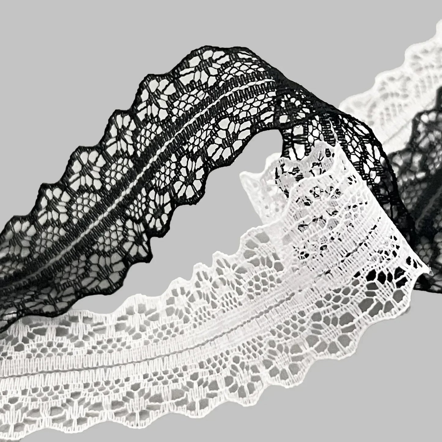 Lace Shoelaces for Women Casual Shoes 2.9CM Width Flat Shoelace for Sneakers Black White Shoe Laces Accessorices