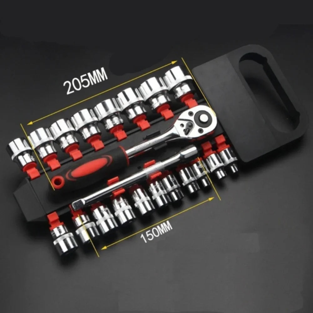 12 Pcs Set Wrench Socket Set Motorcycle Bicycle Repairing Tool Hardware Car Boat Auto Repair Tools Bike Multitool Bike Tool K