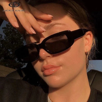 BEGREAT Fashion Retro Small Rectangle Sunglasses Brand Designer Vintage Travel Female Sun Glasses Eyewear Shade UV400 Protect