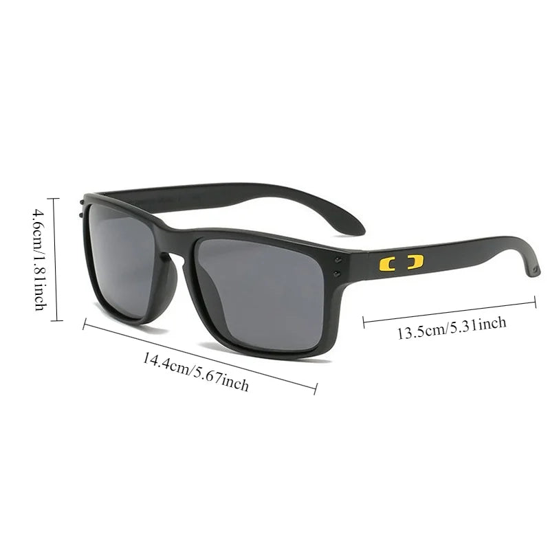 Men's Vintage-Inspired Fashion Fashion Glasses with Large Curved Frames - Perfect for Parties