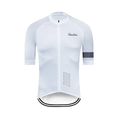 Men Cycling Jersey Raudax Classic Black Cycling Racing Tops Short Sleeve Cyclist Clothes Shirt Maillot Summer Bicycle Bike We