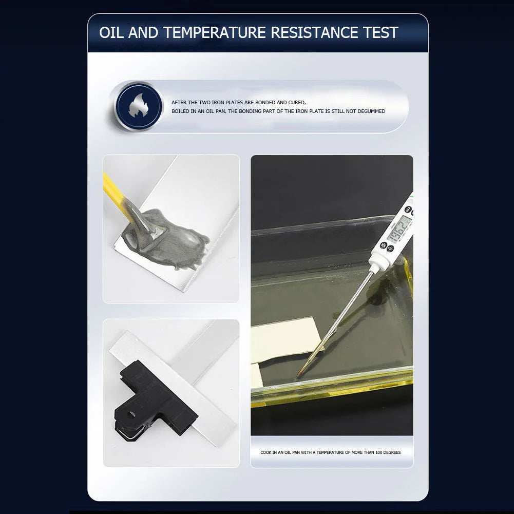 Cold Welding Glue Metal Repair Glue Heat-resistant AB Sealant High-strength Magic Plastic Repair Casting Adhesive Epoxy Resin