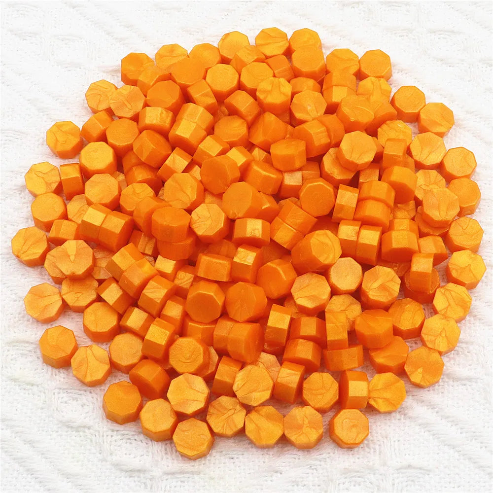 200pcs Octagon Sealing Wax Beads for Wax Seal Stamp for Scrapbooking Cards Envelopes Wedding Invitations Gift Packaging