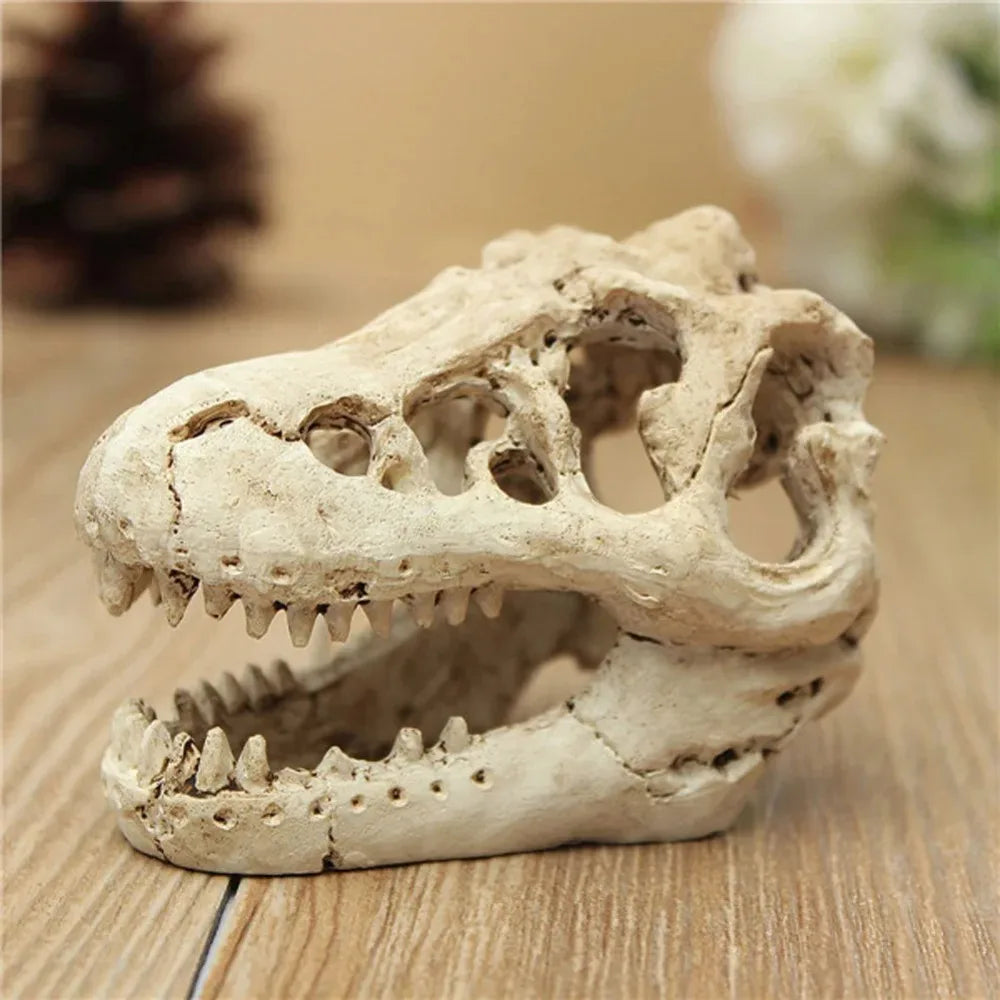 Dinosaur Fossil Model Fish Tank Aquarium Artificial Decoration Landscaping Ornaments Horror Props Art Deco Handicrafts Orname