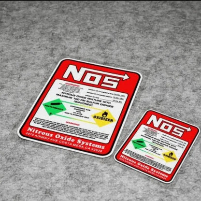 For Drag Racing Creative Car Racing Stickers NOS Nitrous Oxide Systems Stickers Tuning Racing Vinyl Motocross Racing Car Styl