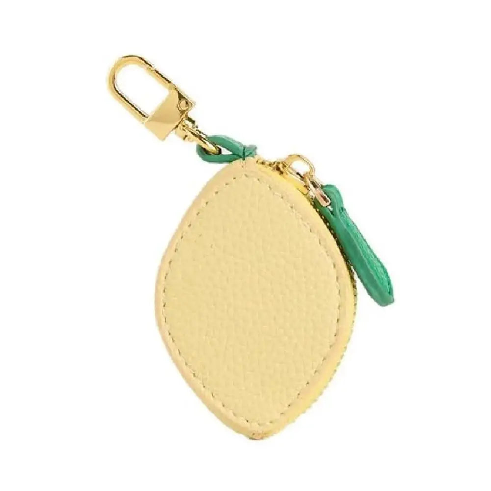 Fruit Coin Purse Cherry Blueberry Design Fruit Charm Coin Purse Cute PU Leather Pendant Keychain Earphone Bag Mini Storage Ba