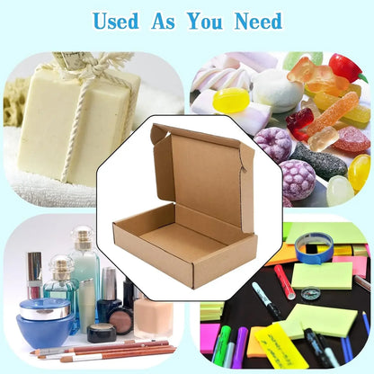 20/10PCS Corrugated Box Mailers,Brown Cardboard Shipping Box Corrugated Box Mailer Shipping Box Kraft Paper Packaging Box