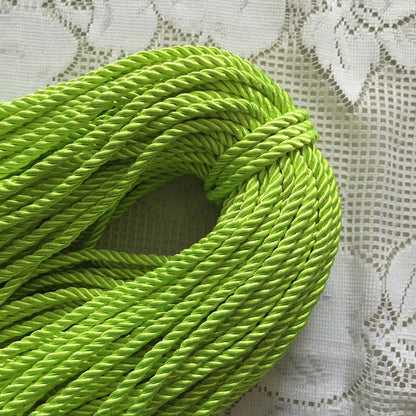 5MM Twisted Cord Rope Trim Craft Decorative Polyester Rope Handmade Cording for Sewing Crafts Upholstery Home Decor 5m - Frui