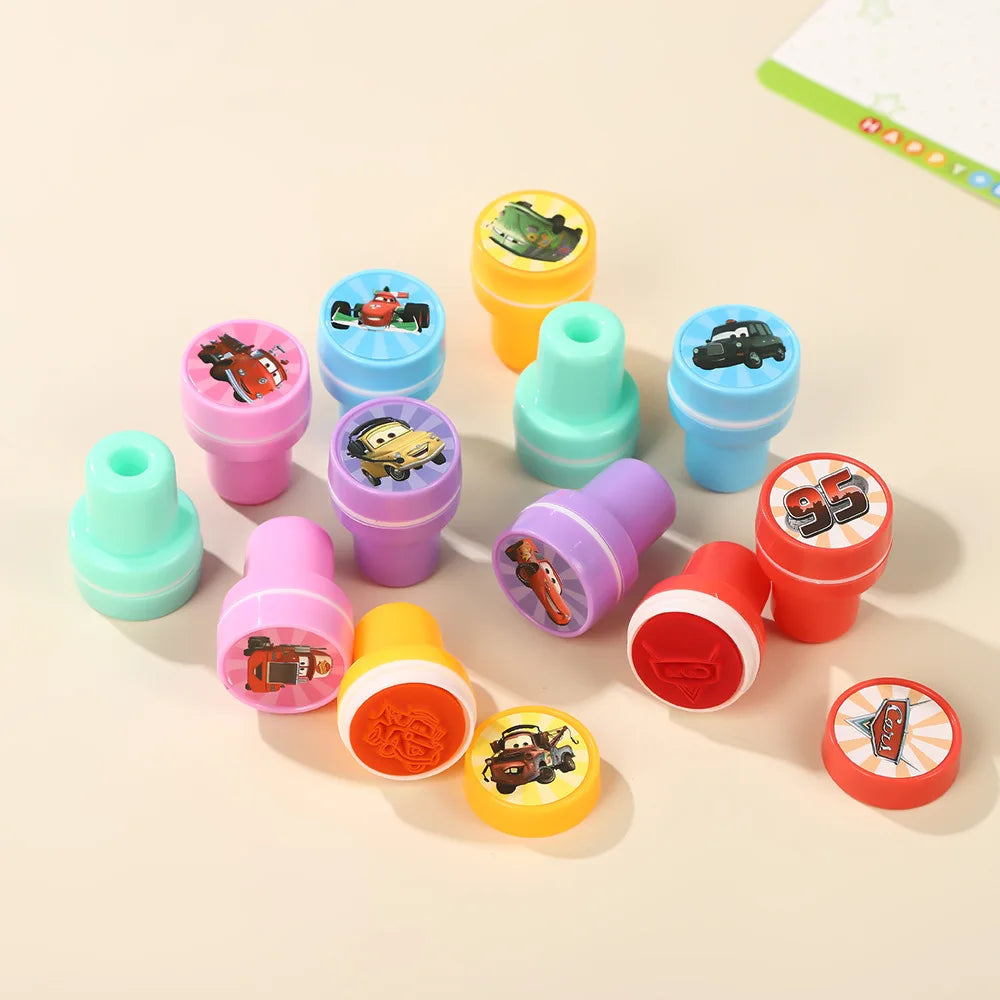 Cars Stamps Party Favor Racing Car Seal Stamps Giveaway Classroom Rewards Prizes Souvenir for Kids Gifts Boys Birthday Party