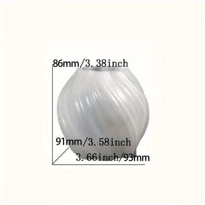 1pc 3D Geometric Pillar Candle Mold for DIY Candle Making - Aromatherapy Resin Molds for Home Art Decor - L