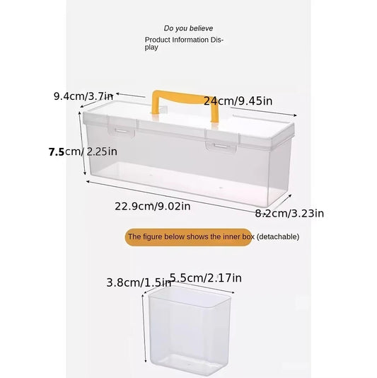 1/7pcs Tool Parts Storage Box Set Multi-Compartment Tool Organizer,Sorting Box for Screws,Wrenches,Hardware Accessories,and T