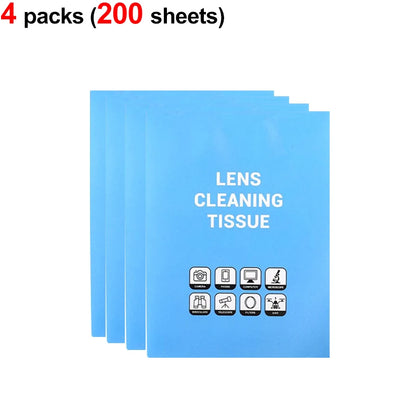 Lens Cleaning Tissue Paper Lens Cleaner Papers Tissue for Microscope Camera Len Glasses Computer Screens Electronic Screens -