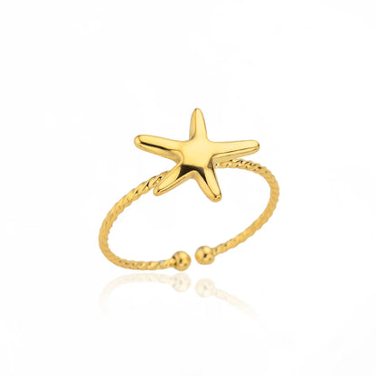 Stainless Steel Rings for Women Waterproof Open Gold Color Ring Wedding Couple Band Jewelry Gifts Items anillos