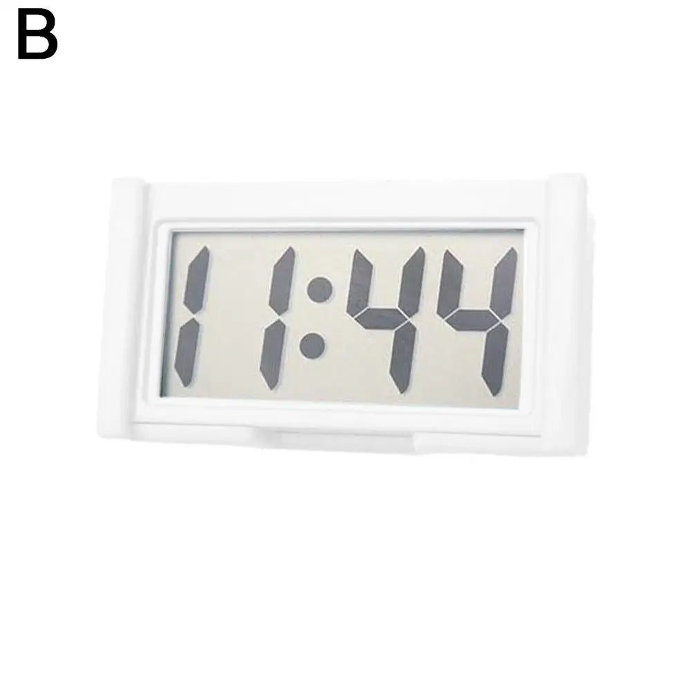 Car Electronic Clock Dashboard Time Electronic Digital Display Car Clock Self Adhesive Simple Digital Clock Car Accessories -