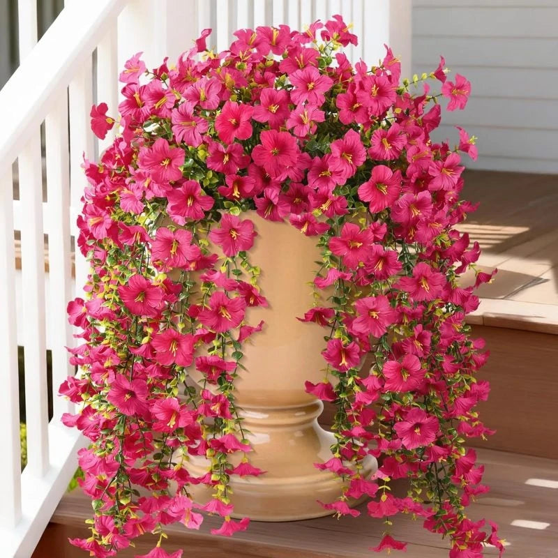 1/2Pcs Artificial Flowers Vine Morning Glory Wedding Bridal Home Room Table Festival Decor Outdoor Yard Garden Arch DIY Gift 