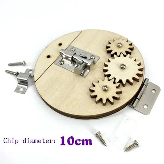 Montessori Busy Board Toys For Children Educational Games DIY Busy Board Parts Wooden Toys Sensory Board Games Puzzles For Ki
