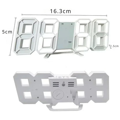 Digital Wall Clock Desk Watches Electronic Alarm Modern Home Decoration for Bedroom Decor Interior Led Table Clocks Living Ro