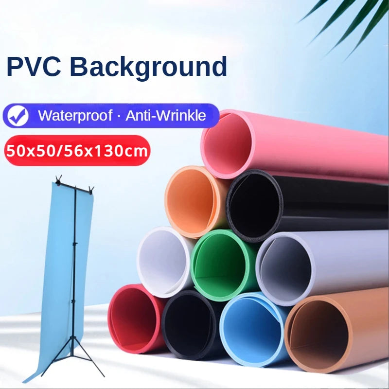 56x130cm Pvc Backdrops for Photographers Photographic Studio Product Photoshoot Props Black White Photo Background Photograph