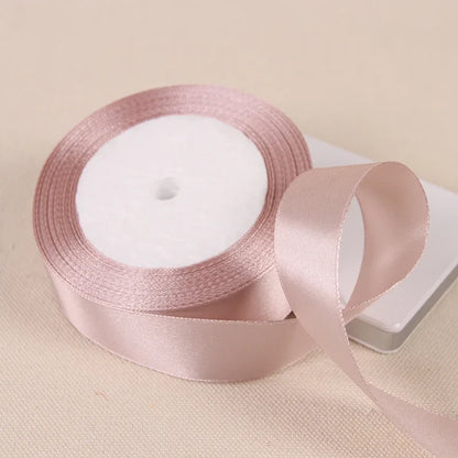 6/10/15/20/25/40/50mm Satin Ribbons DIY Artificial Crafts Wedding Party Supplies Handicraft Sewing Accessories Material 22met