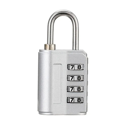 New Concept Color 4 Digit Combination Lock Anti-theft Safely Code Lock Travel Luggage Suitcase Lockers Zinc Alloy Padlock - B