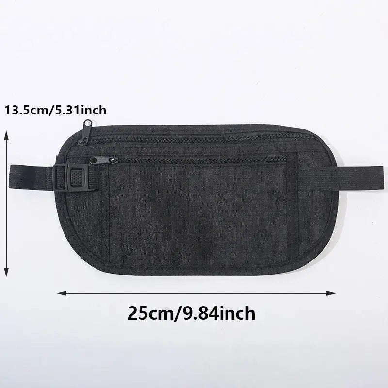 Travel Waist Packs Pouch For Passport Money Hidden Security Wallet Men Women Sport Running Bag Chest Pack Money Fanny Pack