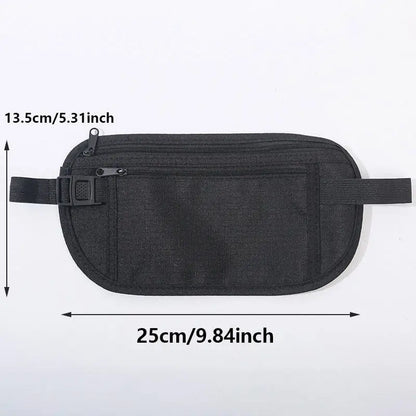 Travel Waist Packs Pouch For Passport Money Hidden Security Wallet Men Women Sport Running Bag Chest Pack Money Fanny Pack