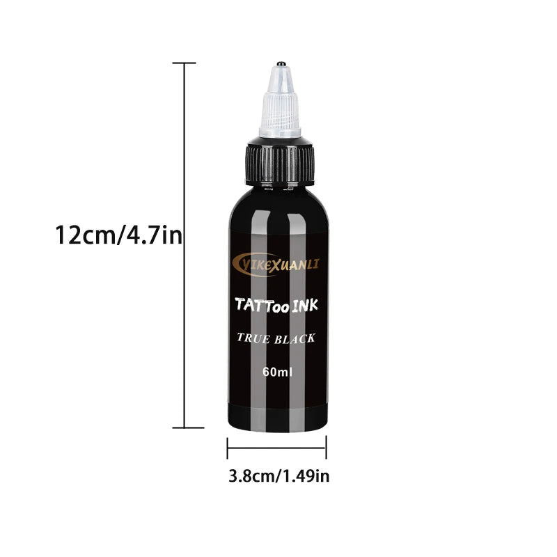 60ml red/black Tattoo Ink Pigment with box Body Art Tattoo Kits Professional Beauty Paints Makeup Tattoo Supplies Semi-perman