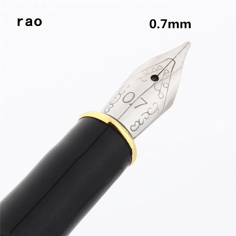 Luxury Quality 389 Black 0.5/0.7/1.1/1.5/1.9/2.5/2.9mm English Calligraphy Fountain Pen Stationary Supplies School Pens - 0.7