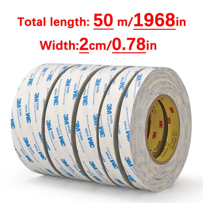 3M 9448A double-sided adhesive, ultra-thin, high viscosity, fixed, strong, non-trace, high temperature white 3M adhesive.