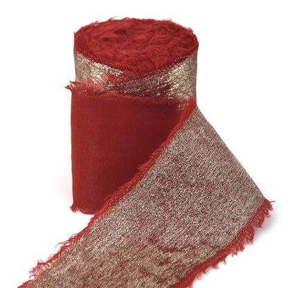 5M/Roll Silk Ribbon Handmade Ripped Ribbon Wedding Party Bowtie Bouquet Packaging DIY Ribbon Gift Box Ribbon Tie Decoration -
