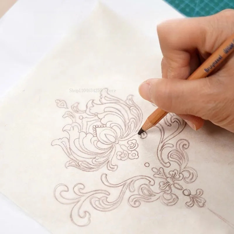 Pottery Painting Special Pattern Transfer Paper Set DIY Ceramic Blank Body Transfer Printing Complex Patterns Tracing Paper