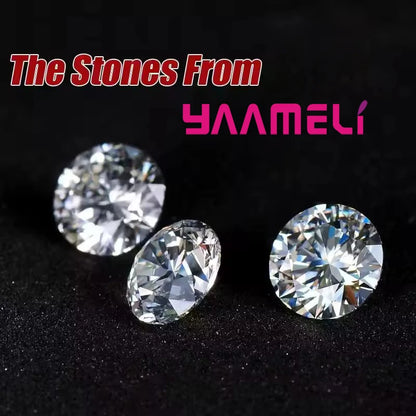 925 Sterling Silver Color Bridal Jewelry Set Classic Cubic Zircon Crystal Pendant Necklace Stud Earrings for Women Girls Gift